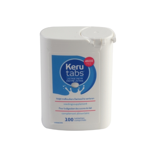 Kerutabs Lactase Enzym Tabletten 100 stuks